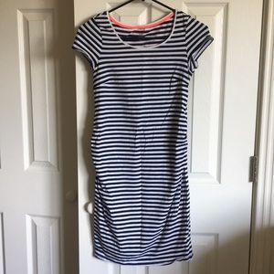 H&M MAMA Navy Blue Bodycon Maternity Dress